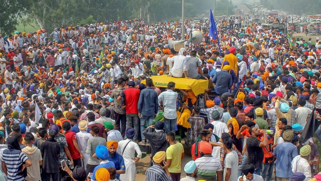 Peaceful Protesting Farmers were assaulted with tear-gas and water cannons upon arriving to the Indian Capital